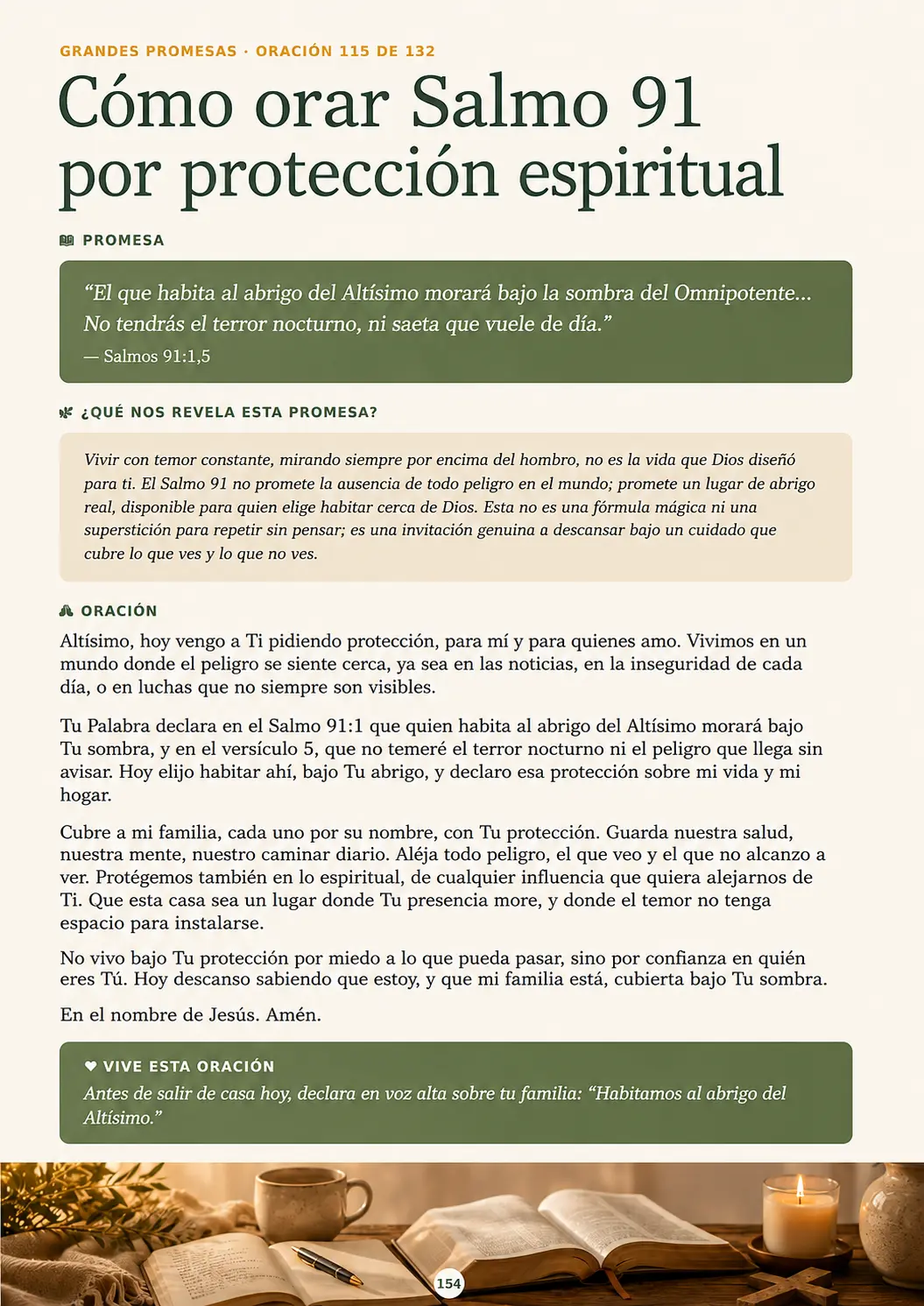 Página real del Diario de Oración