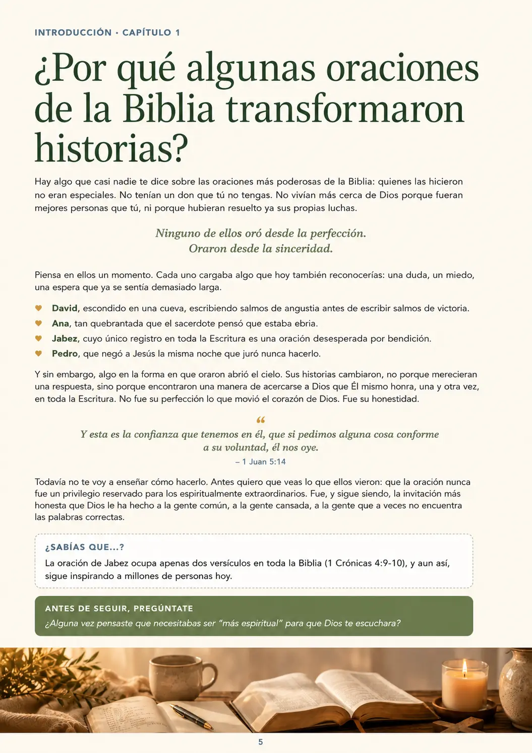 Página real del Diario de Oración
